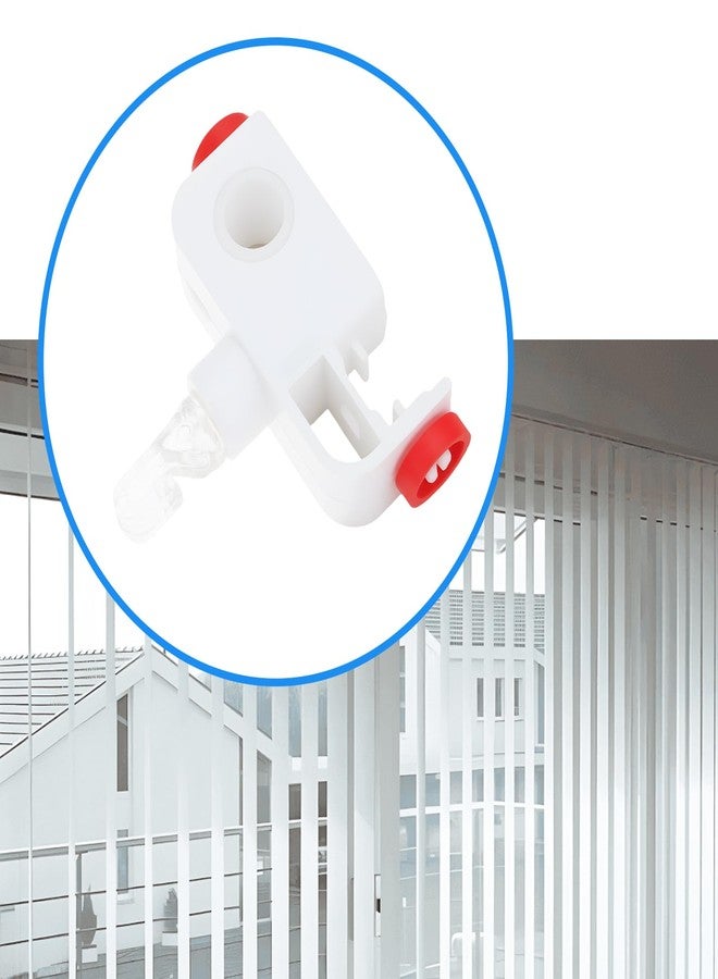 Briny River 20pcs 42x31mm Vertical Blind Carrier Hooks Runners for 5" 127mm Blinds - Image 3